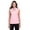 Pink/ White, variant on Devon & Jones Ladies' Sleeveless Polo 2XL Black/White