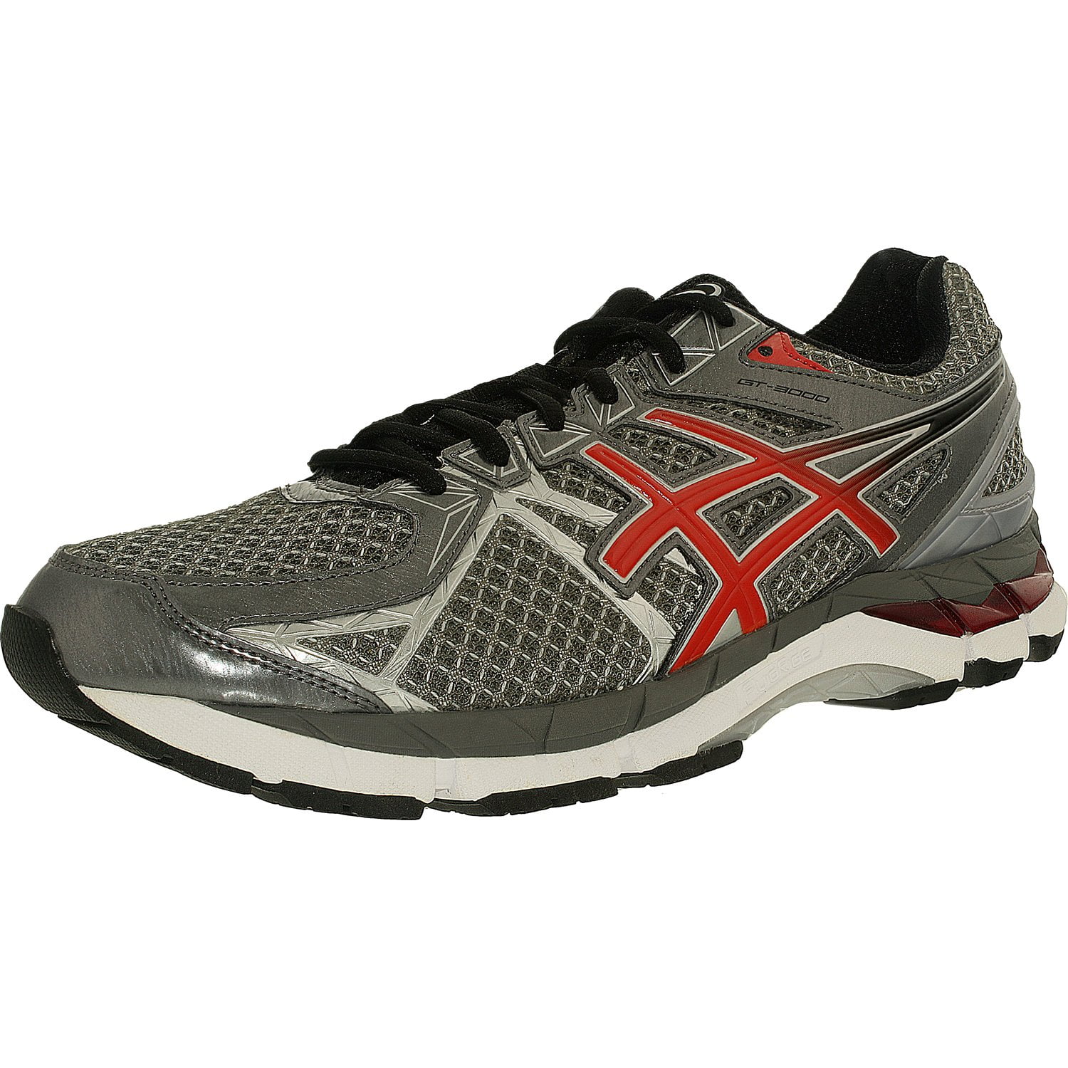 Men's Gt-3000 Men's Carbon/Red Pepper/Lightning Ankle-High Tennis Shoe - 9.5M - Walmart.com