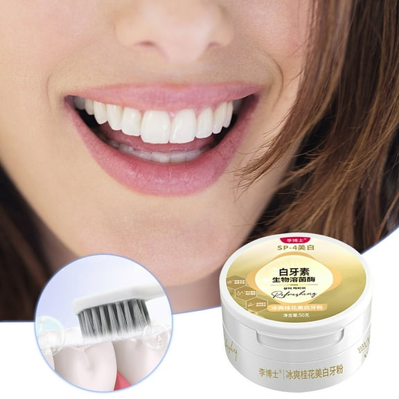 Gzwccvsn White Tooth Tooth Powder Tooth Powder Whitening Stain Removal Deep Whitening And Cleaning Of Teeth, travel size toothpaste
