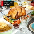 thumbnail image 6 of 28 Cup Extra Large Glass Storage Container with Lid (220 Ounces), Oven Safe Large Glass Container with Handle, Large Glass Food Storage Container with Airtight Locking Lid with Handle, Freezer Safe, 6 of 7