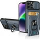 thumbnail image 1 of Funda con anillo deslizante para iPhone, carcasa con ranura para tarjeta de grado militar, 14, 13, 12 Pro Max, XR, X, 8, 7 Plus, SE Fivean unisex, 1 of 2