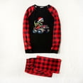 thumbnail image 3 of Jenny Family Christmas Pajamas, T-Rex Dinosaur Monster Print, Matching Set, Plus Size up to 6XL, 3 of 8