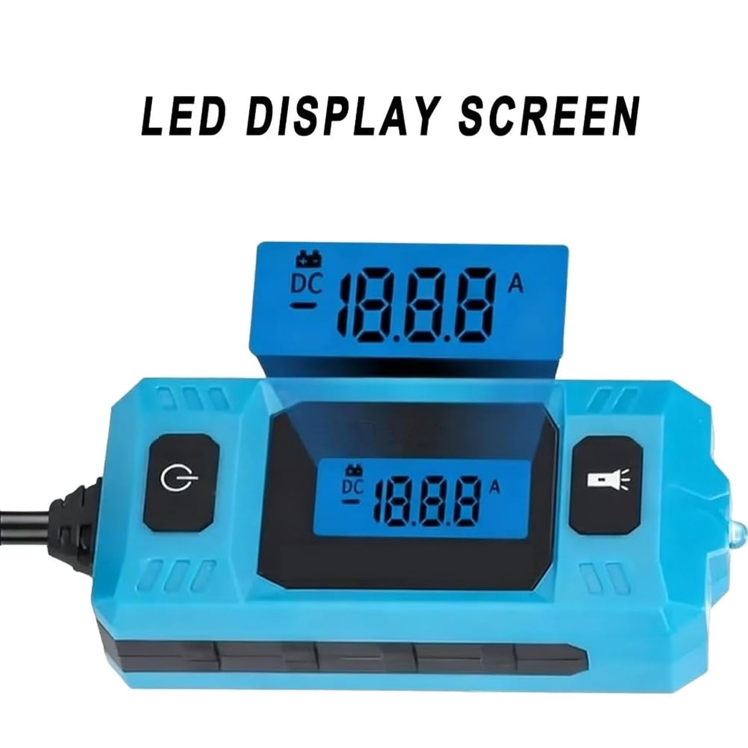 Automotive Circuit Tester, Relay Tester 48V Car Relay Tester, High-Precision Current Tester, 20A 48V Car Relay Fuse Blade Checker with LED Display & Front Light, Circuit Breaker Finder Tool