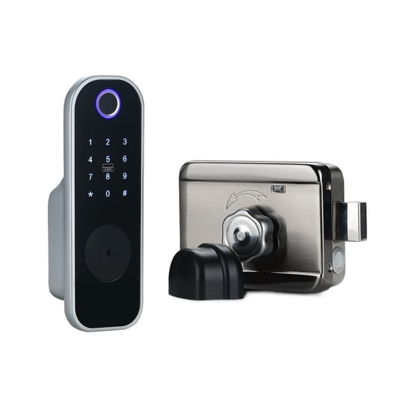 Fingerprint Door Lock Electronic Smart HomePassword Phone APP Unlock Support Smartlife/ Lock APP Metal Gate Hotel ,Easy to Installation and Use