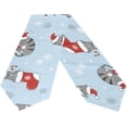 thumbnail image 2 of ColourLife Table Runner Kittens with Christmas Hats Socks Washable Table Cloth Runner for Holiday Home Wedding Table Top Decoration 13x70 Inches, 2 of 5