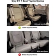 thumbnail image 3 of 3W Floor Mats Fit For Toyota Sienna 2021-2024 7 Seat 2nd and 3rd Row Custom Fit Floor Liner for Sienna Black TPE All Weather Car Mats, 3 of 5