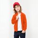 thumbnail image 3 of Gibobby Chamarra de manga larga para bebéChaqueta de abrigo de invierno de manga larga para niños pequeños y niñas, abrigo deportivo de béisbol con bolsi(Naranja, 3-4 Años), 3 of 4