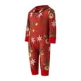 thumbnail image 4 of Nituyy Christmas Family Pajamas Set Reindeer Pattern Tops And Pants, 4 of 9
