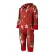 thumbnail image 4 of Conjunto de pijama navideño familiar a juego Fiomva, pijama navideño con estampado de renos a cuadros, ropa de dormir para mujeres, hombres y niños, 4 of 8