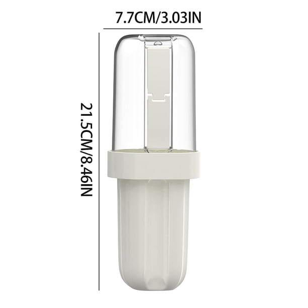 Yhmxh Organizadores y almacenamiento Estuche de almacenamiento para cepillos de dientes portátil para viajes y acampadas, vaso de lavado portátil para viajes. Almacenamiento de ducha
