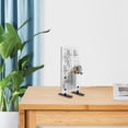 thumbnail image 4 of Raindrops 2pcs Pegboard Wall Organizer Craft Room Black Sleek Design Organizing Workspace Office Workers, 4 of 8