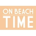 thumbnail image 3 of On Beach Time, Simply Said (100% Cotton Tea Towel, Decorative Hand Towel, Kitchen and Home), 3 of 3