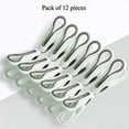 thumbnail image 3 of Paquete de 12 pinzas para ropa pequeñas (blancas) - Pinzas para ropa antideslizantes a prueba de viento para tendedero, agarre fuerte y pinzas para ropa que no dejan marcas,, 3 of 5