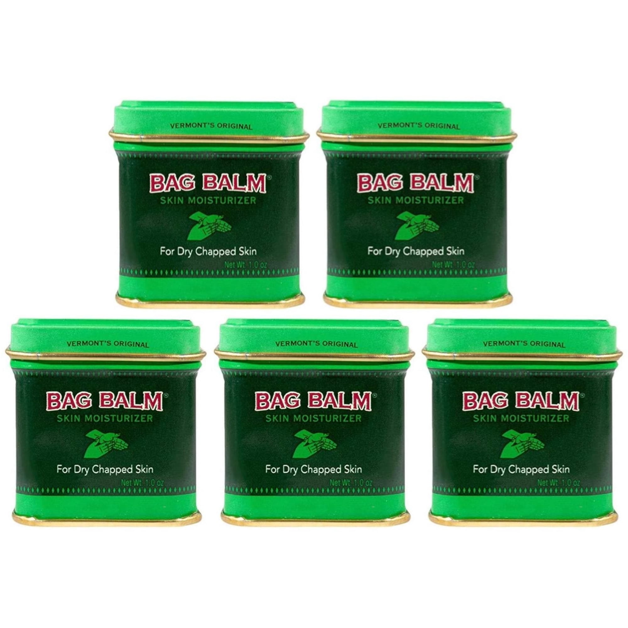 5 Pack Bag Balm Ultimate Skin Care Moisturizer Ointment 1 oz