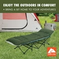 thumbnail image 5 of Ozark Trail Extreme Comfort Folding Sleeping, Guest Bed Cot with Comfort Mattress, Polyester Fabric, Built-in Pillow, Cushioned for 2-Sided Comfort., 5 of 11