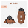 thumbnail image 4 of Botella Agua Plegable MADIOLA Silicona Balon Fútbol Americano 18.6 oz, 4 of 6