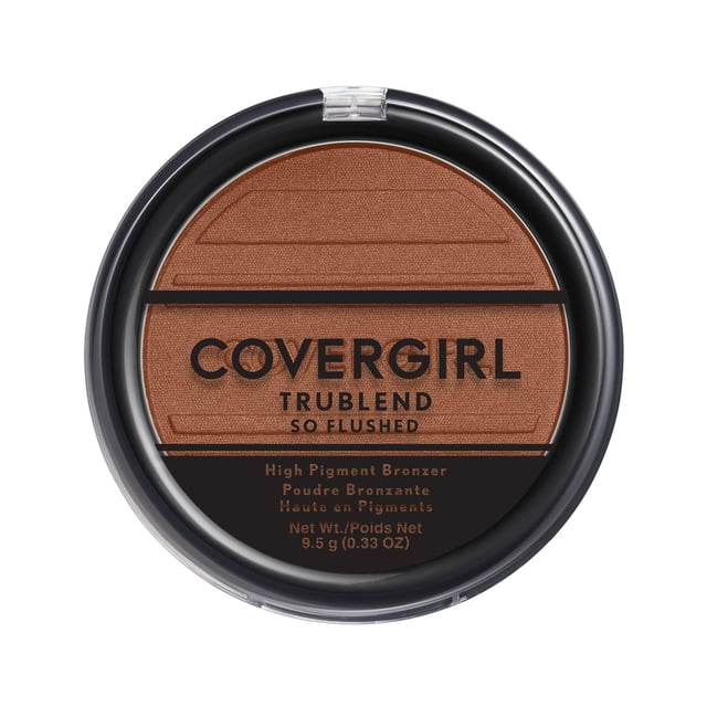 COVERGIRL TruBlend So Flushed High Pigment Blush and Bronzer, Blendable & Buildable, 100% Cruelty-Free, 9.5 G