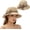 Beige, variant on 2026 New Women Crushable Straw Hat Bow Decor Summer Beach Sun Hat Foldable Travel UV Protection Wide Brim Ladies Outdoor Vacation Hat