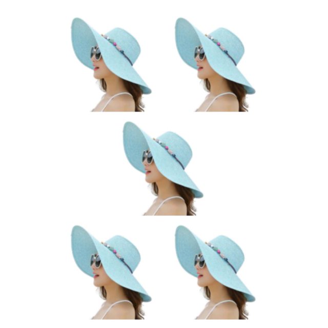 Sonducket Sombrero para el sol suave y transpirable para la playa - Manténgase fresco y protegido Sombrero de paja para la playa Sombrero de Type2 NO2