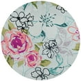 thumbnail image 3 of SAFAVIEH Wyndham Mira Floral Rose Wool Runner Rug, Blue/Multi, 2'3" x 9', 3 of 9