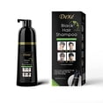 thumbnail image 1 of Dexe Hair Dye Shampoo 14.1 Fl Oz de cabello gris Tinte para cabello negro Champú para color de cabello Champú para cabello negro para hombres y mujeres, 1 of 3
