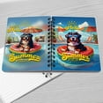 thumbnail image 4 of Hello Summer Bernese Mountain Dog Pool Day on Watermelon Float Spiral Bound Journal Berner Lover Gifts 5x7in Spiral Notebook - 13008, 4 of 5
