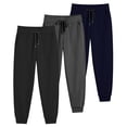 thumbnail image 7 of SMNDY 3 Pack Men's Active Athletic Casual Jogger Running Sweatpants Workout Gym Pants with Pockets, 7 of 7