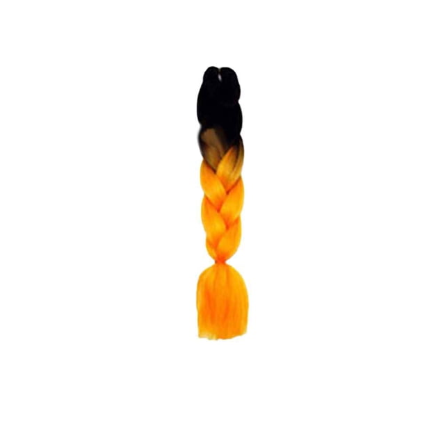 Langgg Gradient Color Women Braid Hair Large Braiding Hair Wigs High Temperature Fiber Synthetic Hair Extensions