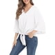 thumbnail image 4 of Txlixc Blusa de color sólido para mujeres Txlixc moda, 4 of 6