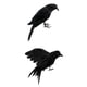 thumbnail image 1 of 2x Vivid Artificial Birds Decorativo Raven Magpie para home and garden Decor, 1 of 9