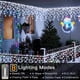 thumbnail image 4 of Cortina de luces LED con forma de carámbano para decoración navideña, voltaje de seguridad de 24 V, 20 m, 864 ledes, inclinación de 0,3/0,4/0,5 m y 0,6/0,7/0,8 m, UE/EE. UU., 4 of 5