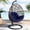 Blue, variant on LCGOD 4" Thick Egg Chair Cushion, PP Cotton Filling, Removable Waterproof Cover, Non-Slip for Hanging Swing, Patio Garden & Indoor Lounger