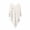 White, variant on DFEK Women's Knitted Poncho Sweater V-Neck Button Pullover Cape with Tassels Cozy Shawl Wrap Cardigan Tops for Fall Winter White One Size