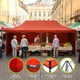 thumbnail image 5 of Carpa Toldo 6x3 Plegable Onof Impermeable Fiestas Eventos Rojo, 5 of 6