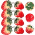 thumbnail image 2 of 8 pendientes con forma de fresa para colgar en bolsos (colores surtidos), 2 of 6