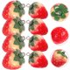 thumbnail image 5 of 8pcs Forma de fresa Pendientes Pendientes Charms Bolsa Colgantes colgantes (color surtido), 5 of 6