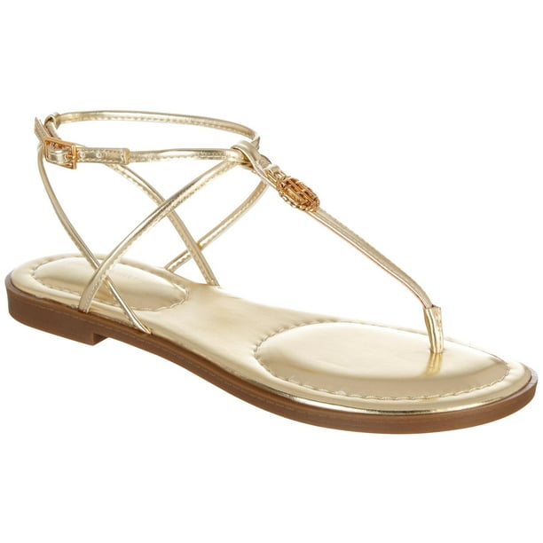 Womens sandal 7 Gold - Walmart.com