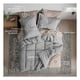 thumbnail image 3 of Set Edredón Queen Size + Funda De Almohada + Sábanas 7 Pzas Real Textil Gris - Beige, 3 of 8