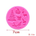 thumbnail image 4 of Molde para hornear de silicona navideño DIY molde decorativo múltiple para pasteles, fondant y chocolate(#17), 4 of 4