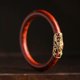 thumbnail image 2 of Natural Wood Bangle Bracelet Ethnic Wood Cuff Bracelet Vintage Round Bangle, 2 of 4