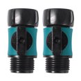 thumbnail image 1 of 4Pcs Quick Connect Water Pipe Connector Green Abs For Garden Irrigation, 1 of 8