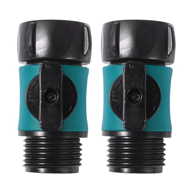 4Pcs Quick Connect Water Pipe Connector Green Abs For Garden Irrigation