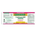 thumbnail image 5 of Nature's Bounty Calcium 600 With Vitamin D3 Tablets 250 Tablets - (Pack of 3), 5 of 6