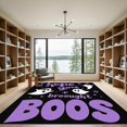 thumbnail image 2 of ODIKA 5'x7' Machine Washable Non-Slip Area Rug, Graphic Purple High Traffic Rug with Pad, Purple, 1052786, 2 of 8