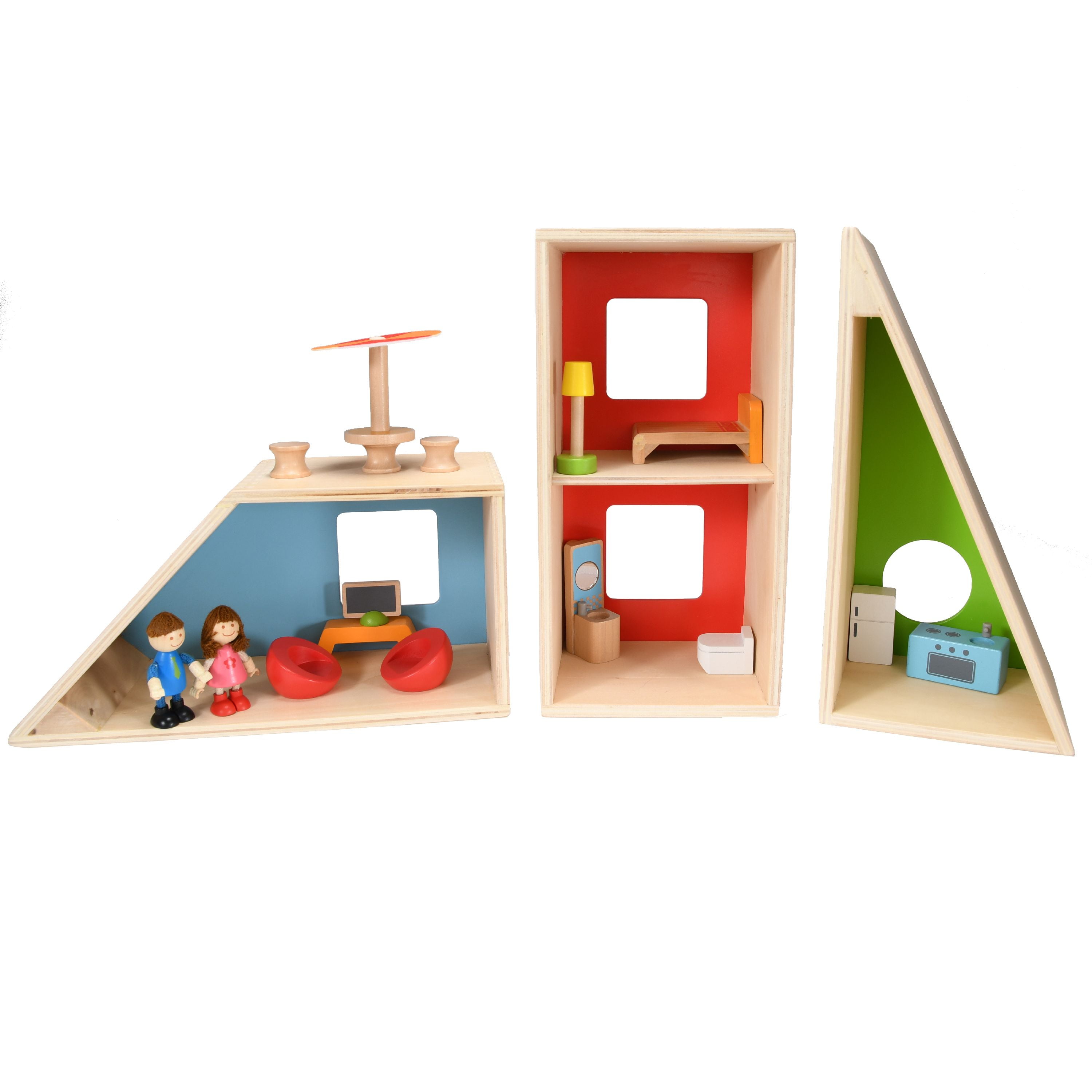 hape geometric dollhouse