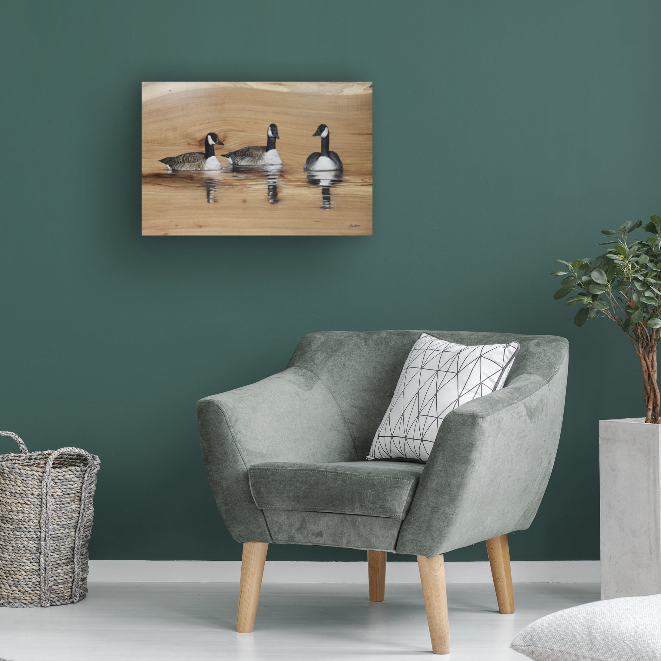 Canvas Wall Art - Jim Brune 'The Three Canadians' Wall Art for Living Room, Bedroom, or Office Décor by Trademark Fine Art - 32 x 22 Inches