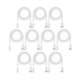 thumbnail image 1 of wonima11 10-Pack 6ft White Micro USB Cables - Bulk Standard Data Transfer & Charging Cords for Android Phones & Tablets, 1 of 1