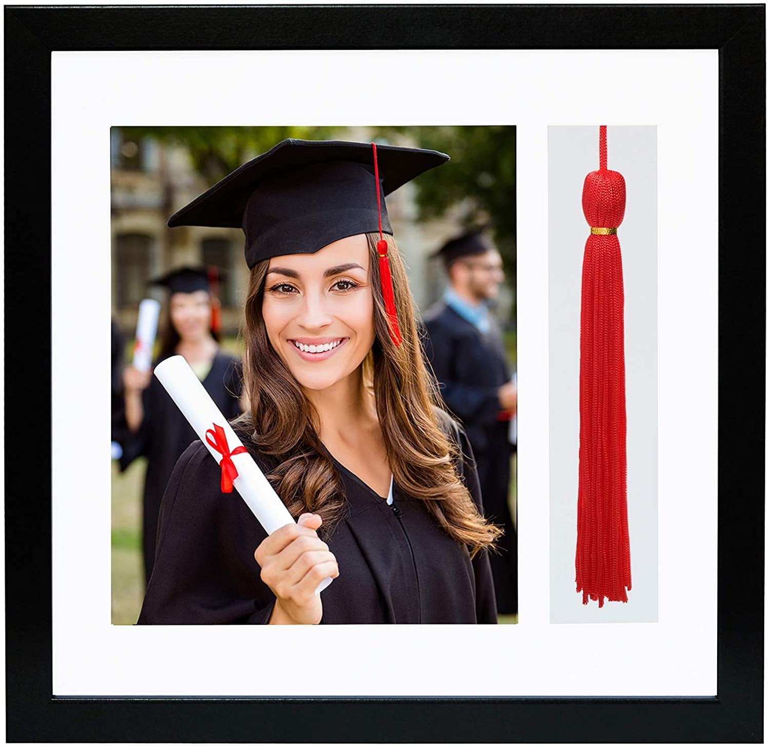 Americanflat 11x18 Graduation Frame, Displays 5x7 Picture and 8.5x11