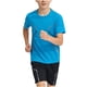 thumbnail image 1 of Top de Manga Corta de Malla Y Pantalones Cortos de Cintura Elástica Set de Deportes Al Aire Libre Transpirable para Niños, Ropa de Juego Atlética de Moda Casual, 1 of 5