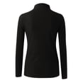 thumbnail image 6 of Fulijie Beige Heavy Weight Tee Shirt,Womens Tops,Women Thick High Neck Double Sided Brushed Bottoming Shirt Long Sleeved Tshirt German Velvet Autumn Warm Top, 6 of 6